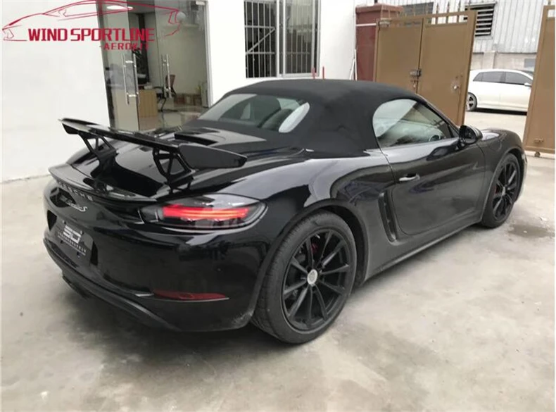 Спойлер для Porsche 911 981 718 918 Carrera Cayman Boxster 2006- высокое качество углеродное волокно и FRP грунтовка крыла выступ спойлеры