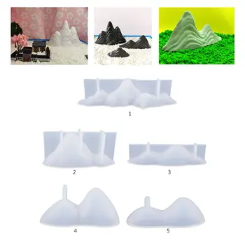 

Crystal Epoxy Resin Mold Rockery Decor Casting Silicone Mould Crafts Making Tool