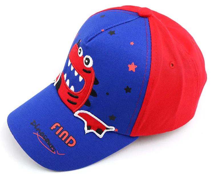 Детская бейсбольная кепка с динозавром, шляпа бренда Gorra Malla Snapback, шапки с животными для девочек и мальчиков, кепки с драконом, 50-54 см, Y040 - Цвет: photo color