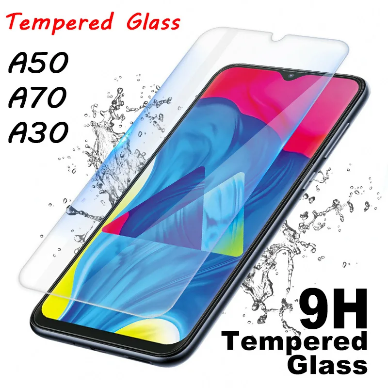 Закаленное стекло a70 для samsung A50 A70 A40 9HD Galaxy система защиты экрана A30 A20 10 system 9h |