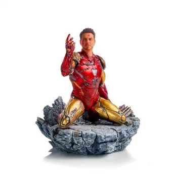 

Avengers: Endgame Iron Man Infinity Gauntlet Battle Damaged Ver 1/10 Polystone Statue Action Figure Collection Model Toy X4511