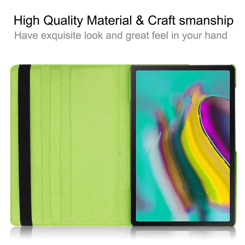 Cover Stand PU Leather Case for Samsung Galaxy Tab A A2 10.5 2018 T590 T595 SM-T590 SM-T595 Tablet Funda+Film+pen | Компьютеры и офис