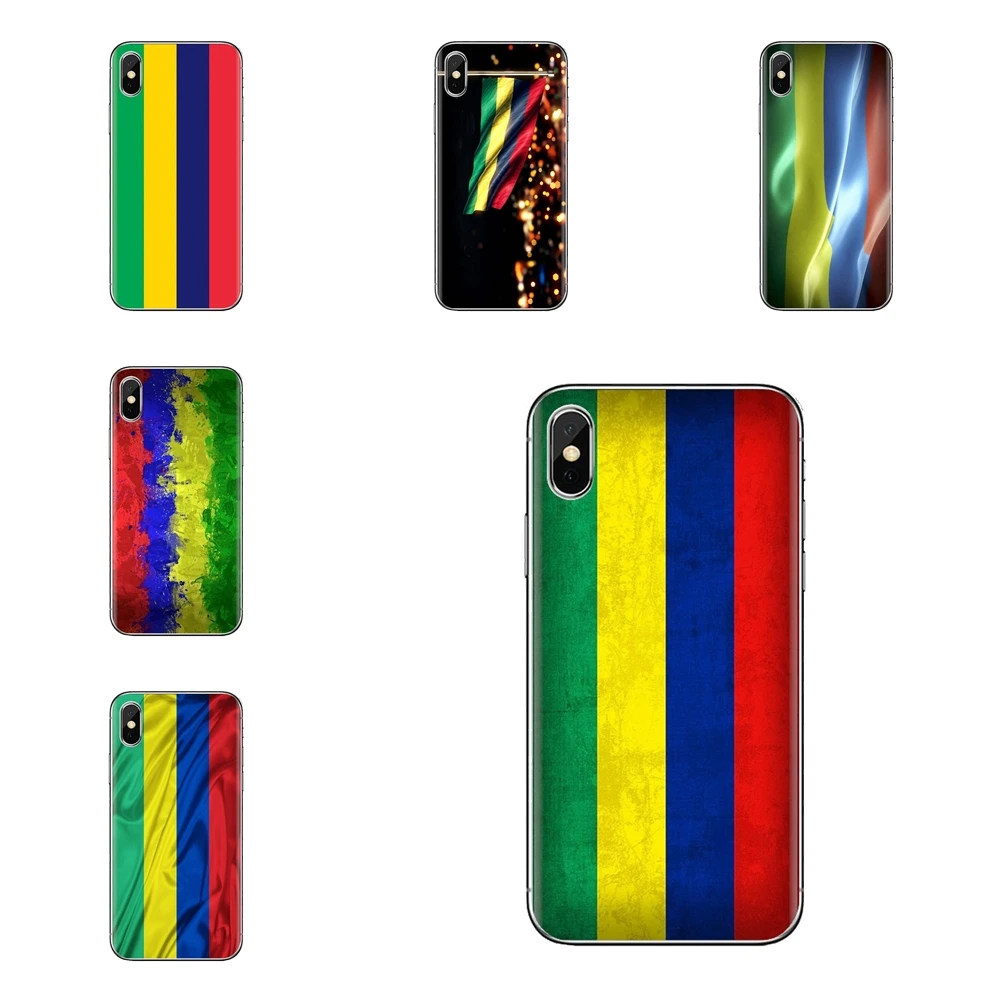 MU Mauritius Flag Banner Art Soft Transparent Shell Covers For Samsung Galaxy A3 A5 A7 A9 A8 Star A6 Plus 2018 2015 2016 2017 |