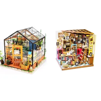 

1 Set 3D Three-Dimensional Puzzle model Assembly Model Handmade Diy Cottage Birthday Gift Creative DIY Doll House