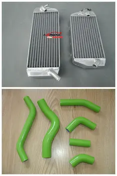 

L&R Aluminum Radiator+Silicone Hose For KAWASAKI KLX450R KLX450 2008 2009 KXF450 KX450F KXF 450 2008