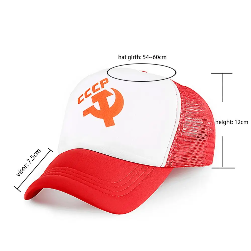 Snapback хлопок Русский стиль CCCP тема Брендовая женская бейсбольная кепка дышащая мужская женская летняя сетка Gorras козырек Защита от солнца