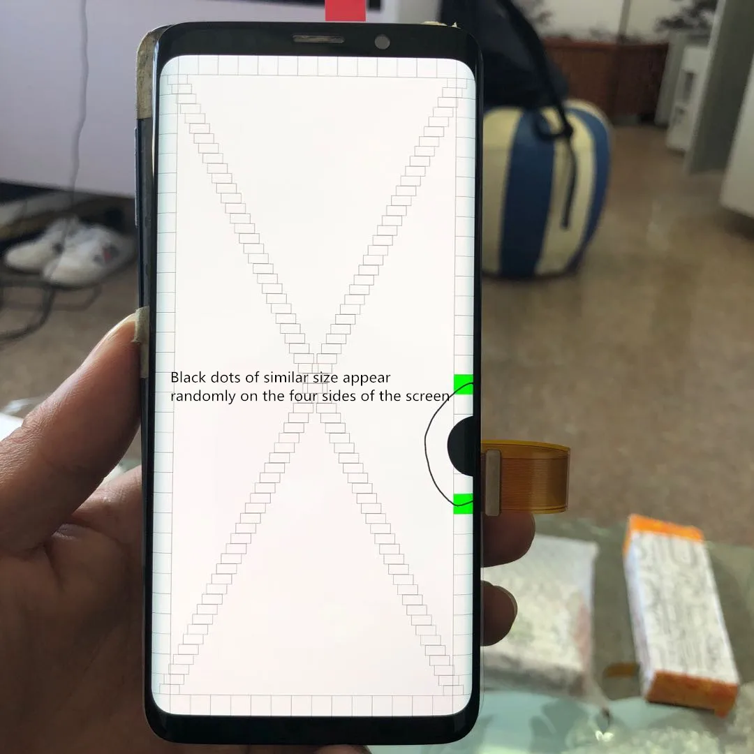 Оригинальный SUPER AMOLED для SAMSUNG Galaxy S9 G960 G960F с дефектным ЖК-дисплеем + дигитайзер