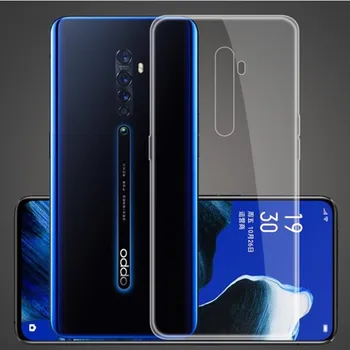 

100pcs 0.3mm Ultra Soft TPU Rubber Cover Clear Case For OPPO Reno 3 Pro Ace 2 Z 2Z A1K A11X A92S A52 Realme XT X Lite Find X2