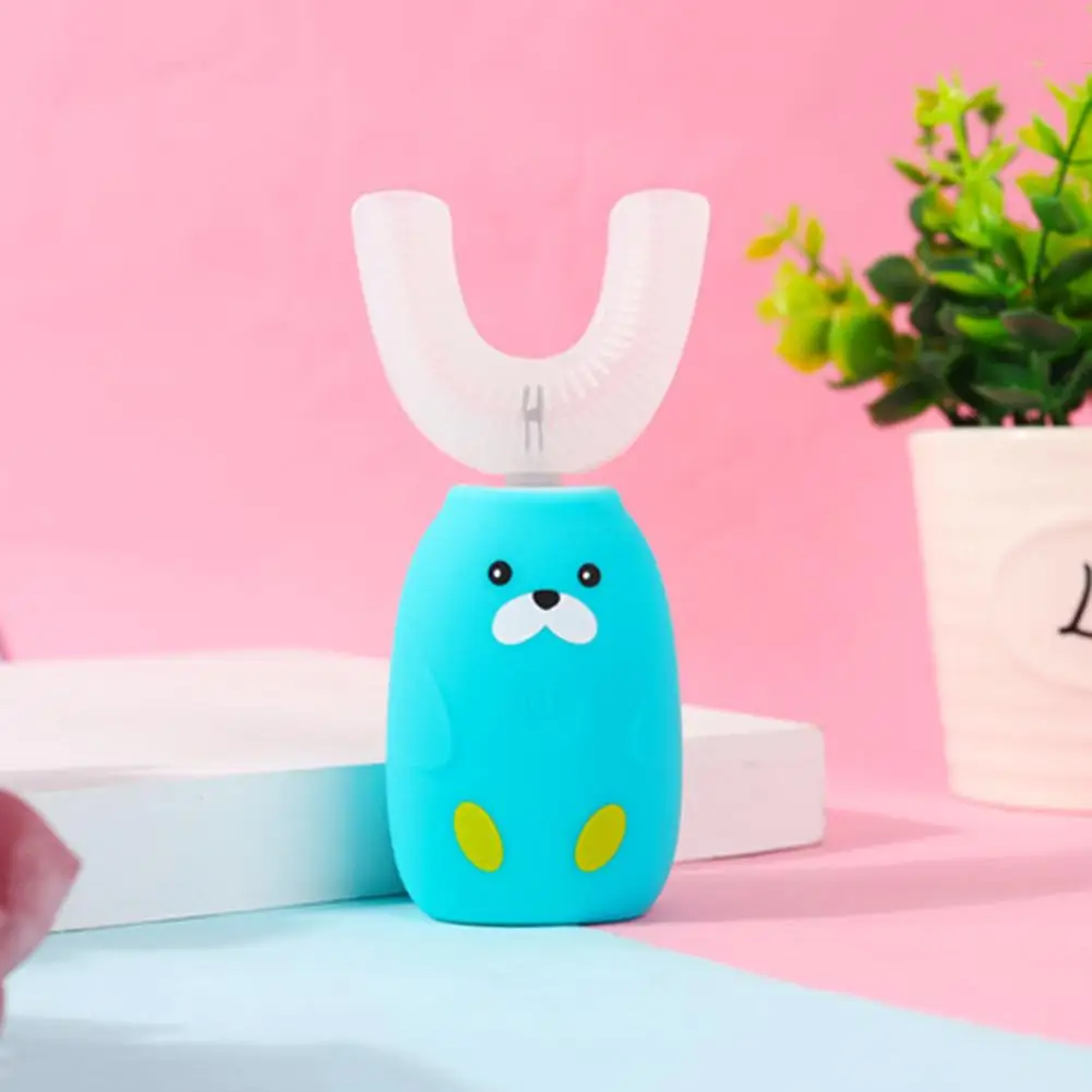 

U-type Electric Toothbrush Ultrasonic Rechargeable Automatic Hands Free Toothbrush Wireless Charging Waterproof