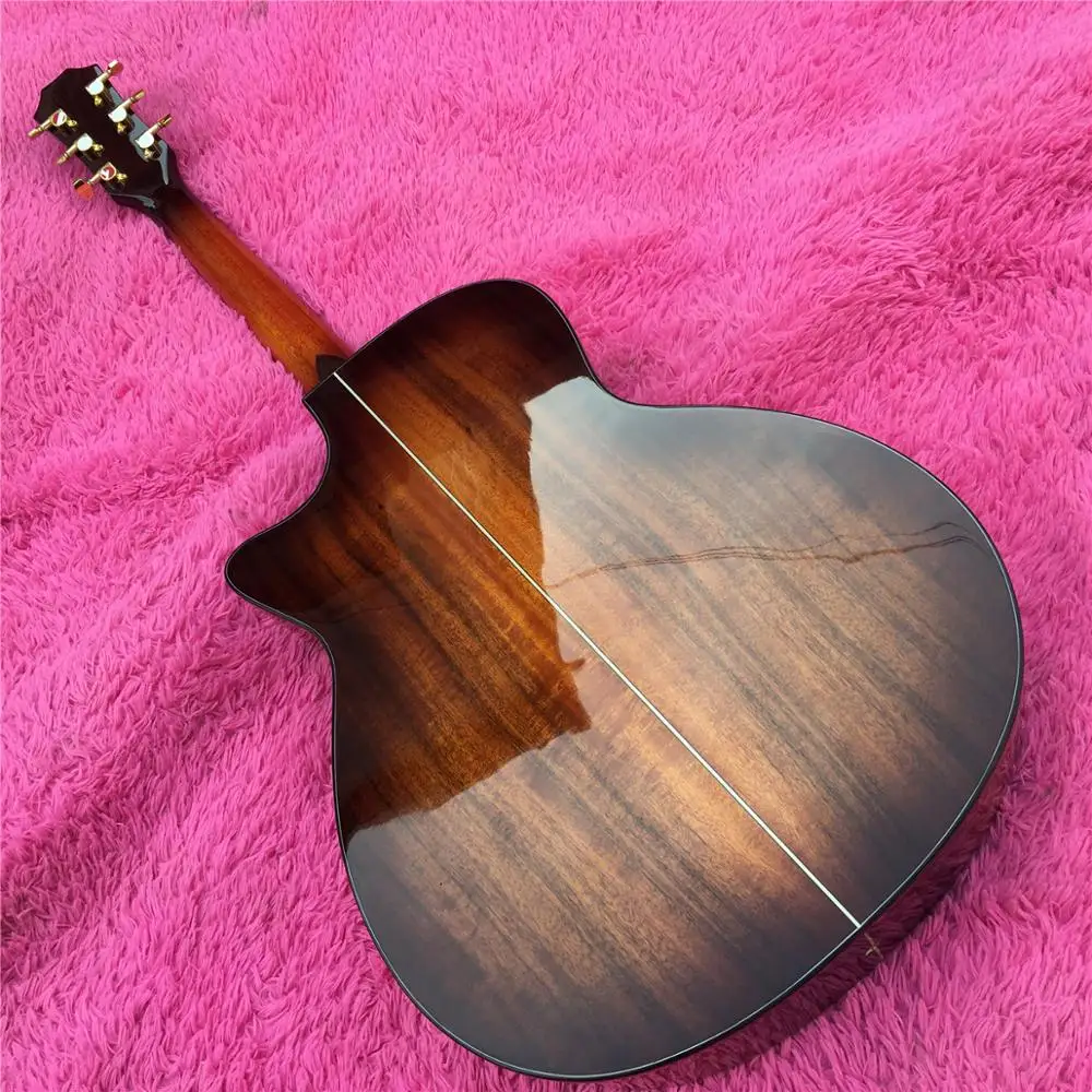 Chaylor K24ce Solid Koa Акустическая гитара, Cutaway 41 дюймов K24 koa электрогитара ra