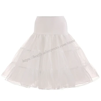 

Tulle Skirts Womens Fashion High Waist Pleated Tutu Skirt Retro Vintage Petticoat Crinoline Underskirt Faldas Women Skirt saia
