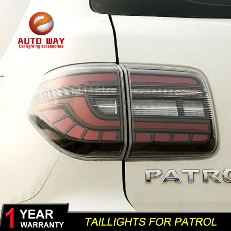 Автомобильный Стайлинг задний фонарь чехол для Nissan Patrol задние фонари 2012- Patrol задние фонари светодиодный задний фонарь светодиодные задние фары