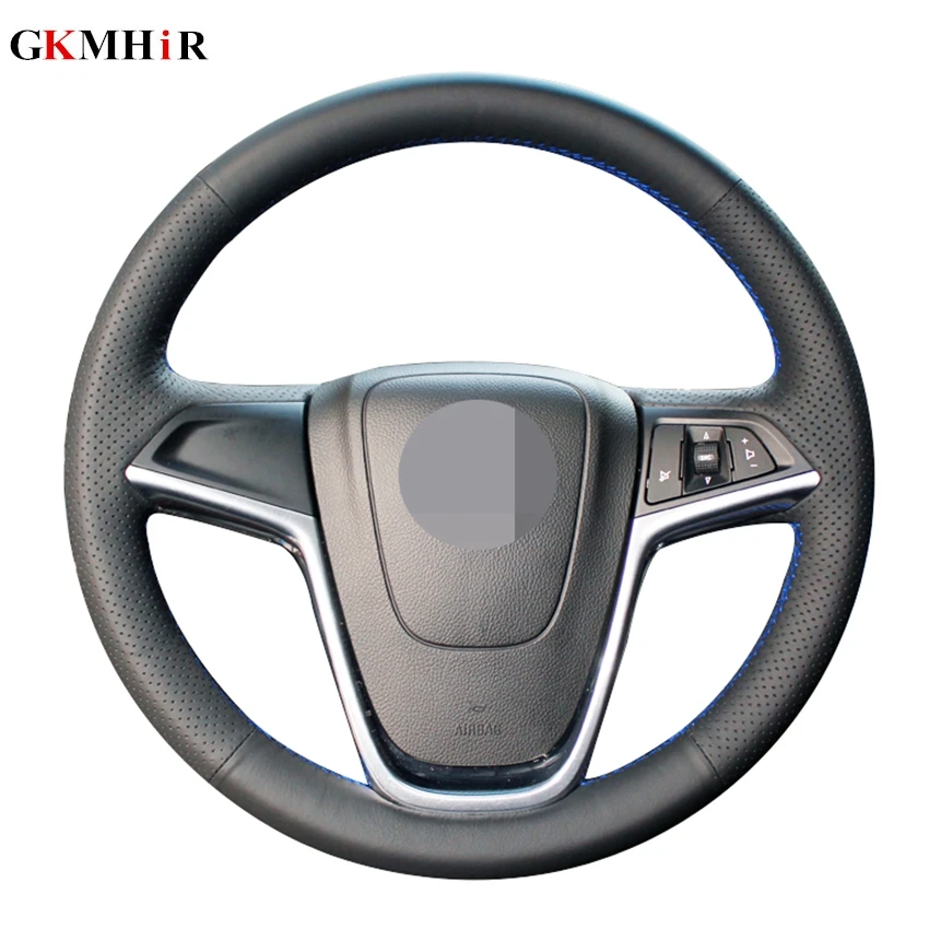 Обмотка Чехлы рулевого колеса автомобиля для Opel Astra (J) 2010-2015 Ampera 2012 Zafira Tourer Mokka