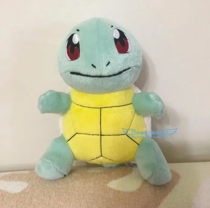 Подлинный Bulbasaur Squirtle Charmander плюшевая кукла игрушка подарок - Цвет: Зеленый