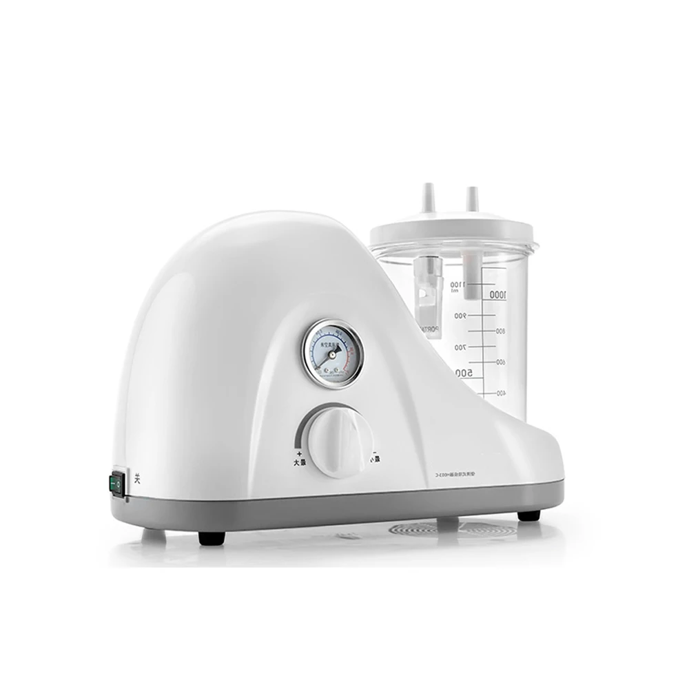 Advanced Portable Medical electric vacuum suction aspirator pump apparatus unit single bottle phlegm suction machine Device