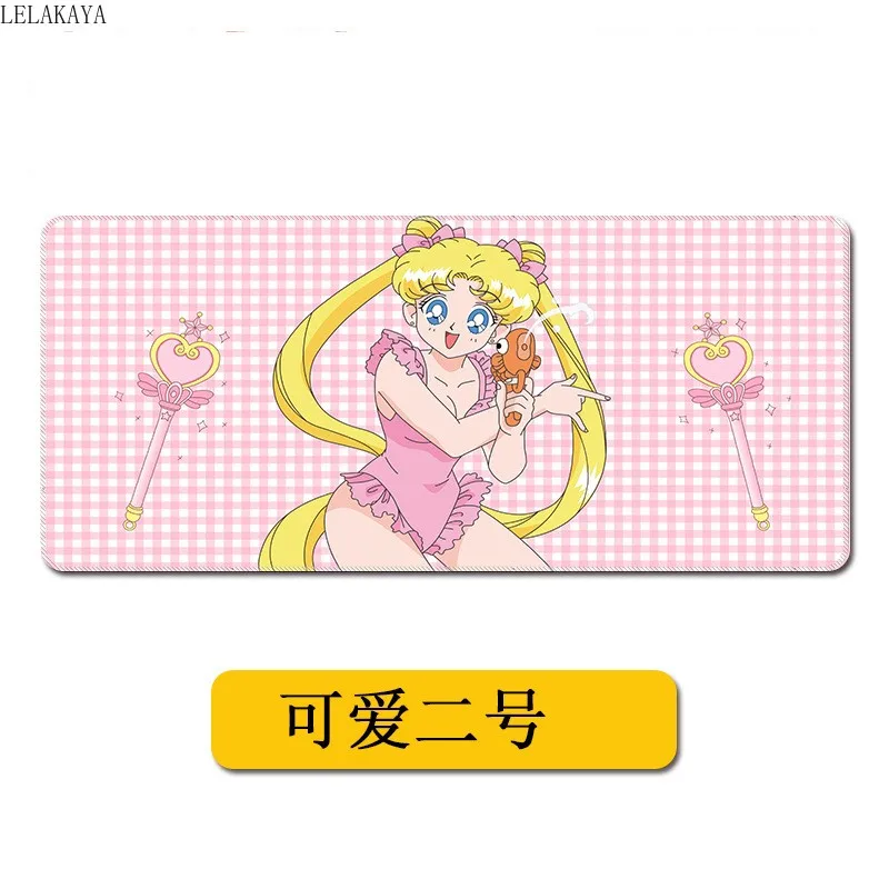 Cardcaptor Сейлор Мун Аниме Фигурка резиновые с принтом компьютер ноутбук коврик для мыши креативный искатель карт Sakura клавиатуры коврик
