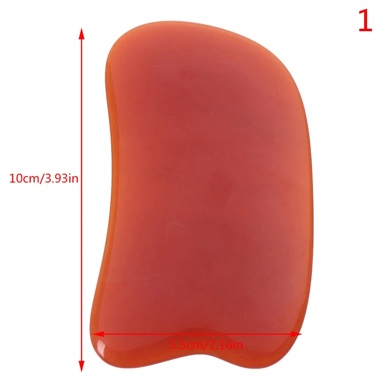 Гуа-Ша массаж инструмент натуральный камень смола соскабливающая доска для лица скребок для кузова с украшением в виде кристаллов царапин Guash здравоохранения Массажер - Цвет: N1