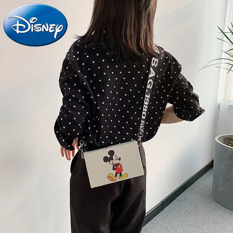 Disney Микки Маус сумка-мессенджер мультфильм женские сумки на плечо через плечо Мода Досуг Девушки Путешествия сумка прекрасный плюш