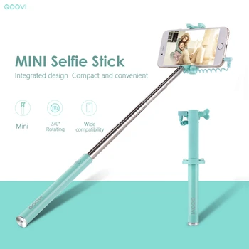 

Universal Cute Wired Selfie Stick Tripod Monopod With Button Vlog For iPhone Xiaomi Redmi Huawei Android Phone Samsung