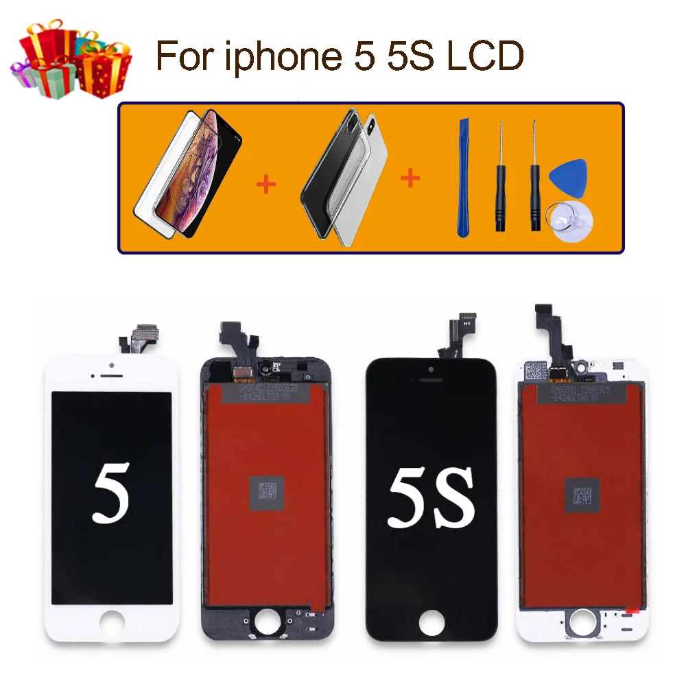 Сенсорный ЖК дисплей для iPhone 5 5C 5S 5SE|Экраны мобильных телефонов| |