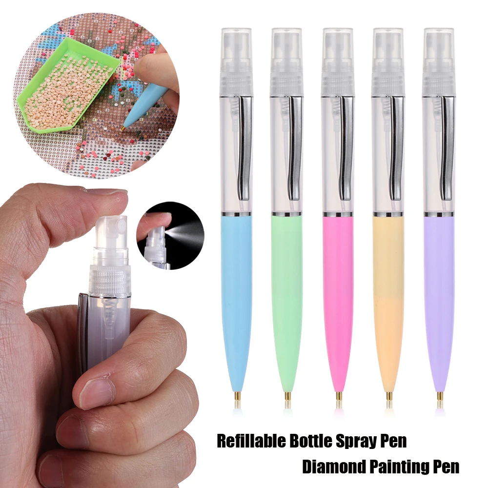 Multifunction 5d Diamond Painting Pen Point Drill Pens Refillable 
