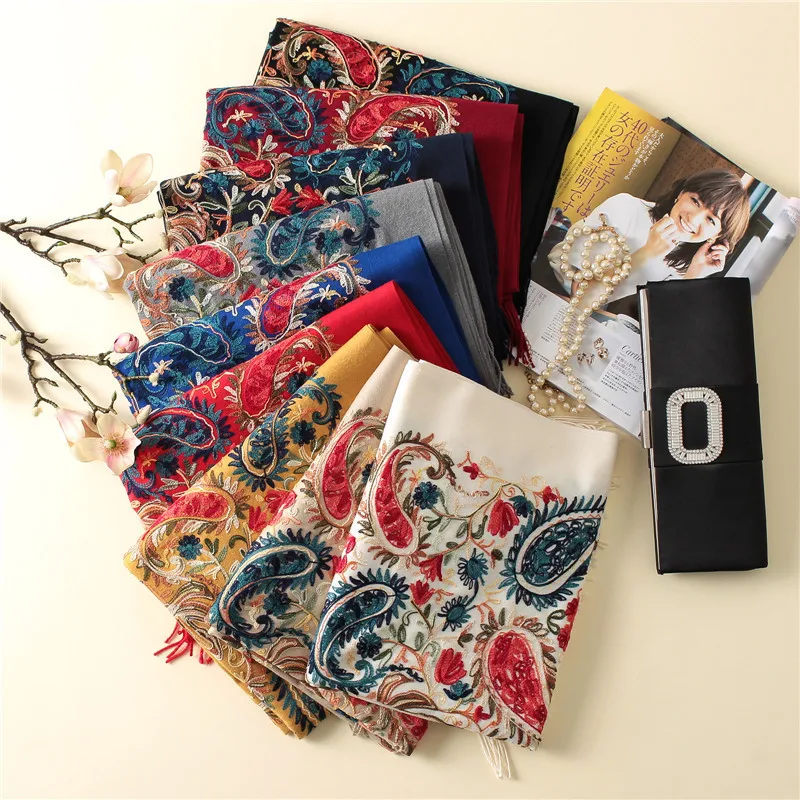 Роскошный брендовый женский шарф 2020 высококачественные зимние кашемировые