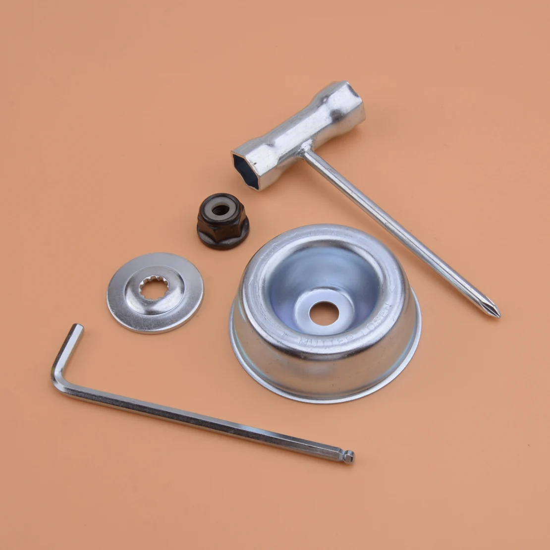 

5pcs Blade Adapter Attachment Maintenance Kit 4126-713-3100 Fit for Stihl String Trimmer Brushcutter 4126-642-7600