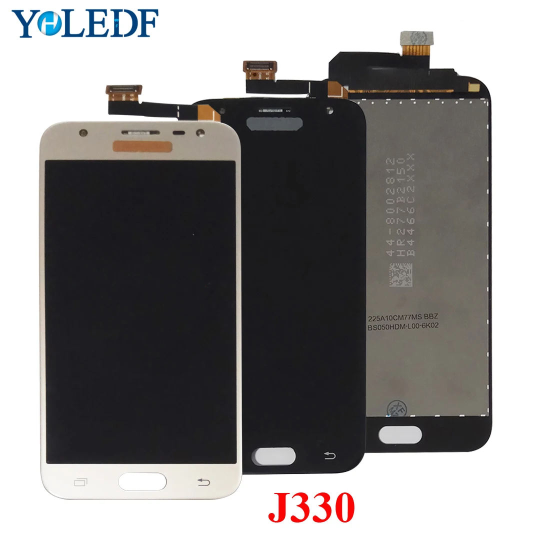 Оригинальный ЖК дисплей для Samsung Galaxy J3 2017 J330 сенсорный дигитайзер сборка Замена