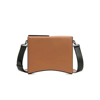 Модная винтажная цепь женская сумка с рюшами новая дизайнерская сумка через плечо с панелями из искусственной кожи необычные сумки-мессенджеры Bolso женская сумочка - Цвет: brown