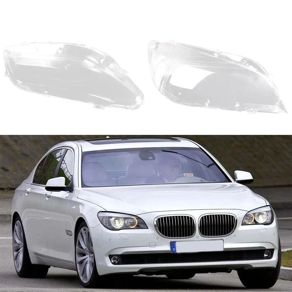 Прозрачные линзы фары Пластик Крышка для Bmw 3 серии E90 Sedan/E91 2005-2012 7 серия 09-15 F02 F01 A4 B8 2009-2012 - Цвет: B  Left and righ t