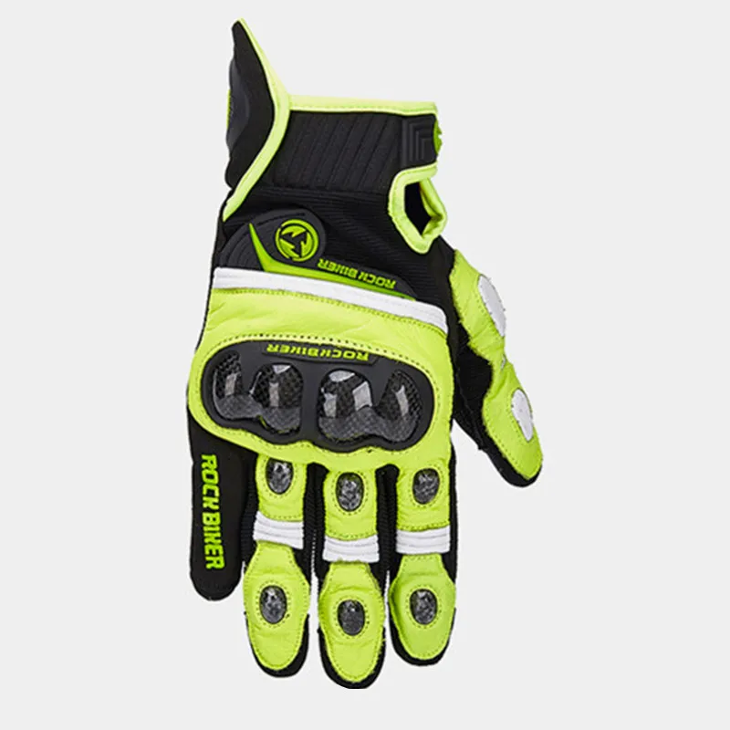 Rock Biker 3 цветной сенсорный экран moto rcycle moto rbike перчатки moto Luvas Guantes кожа moto cross дышащие гоночные перчатки s-xxl