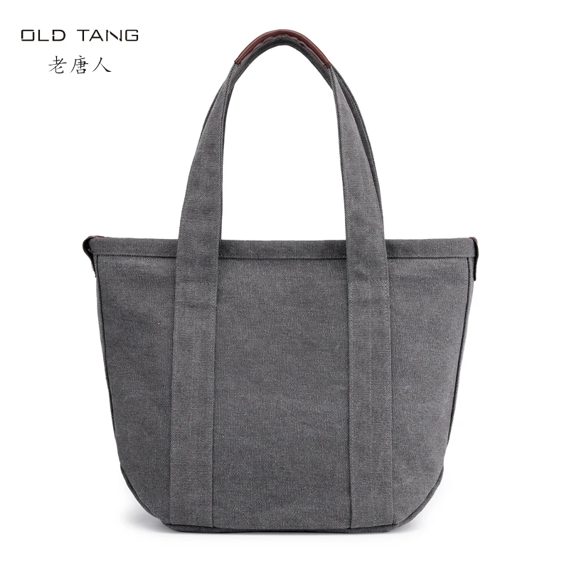 

OLD TANG High Quality Casual Solid Color Canvas Handbags Women Bag Designer luxury Handbag Female Bags For Women 2019