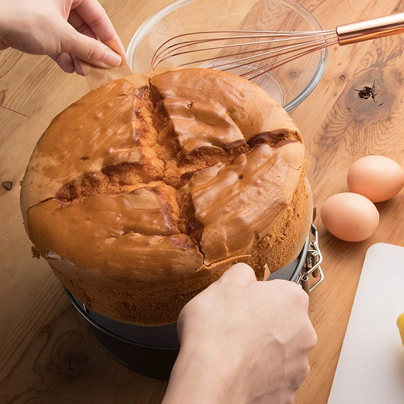 Пергамент Бумага патронов-200 9-дюймовый Unbleached выпечки Бумага листы с легко подъемная вкладки, нарезанные круг для кекса вкладыш