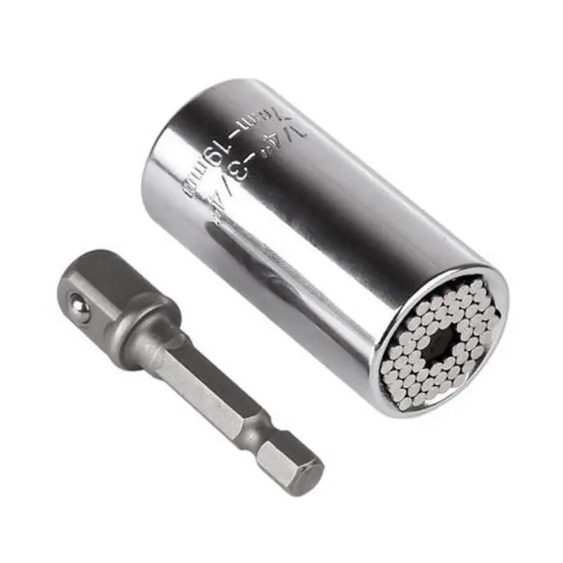 Universal Socket Grip Adapter 4PCS Grip Socket Set Ratchet Wrench Power Drill Adapter 1/4