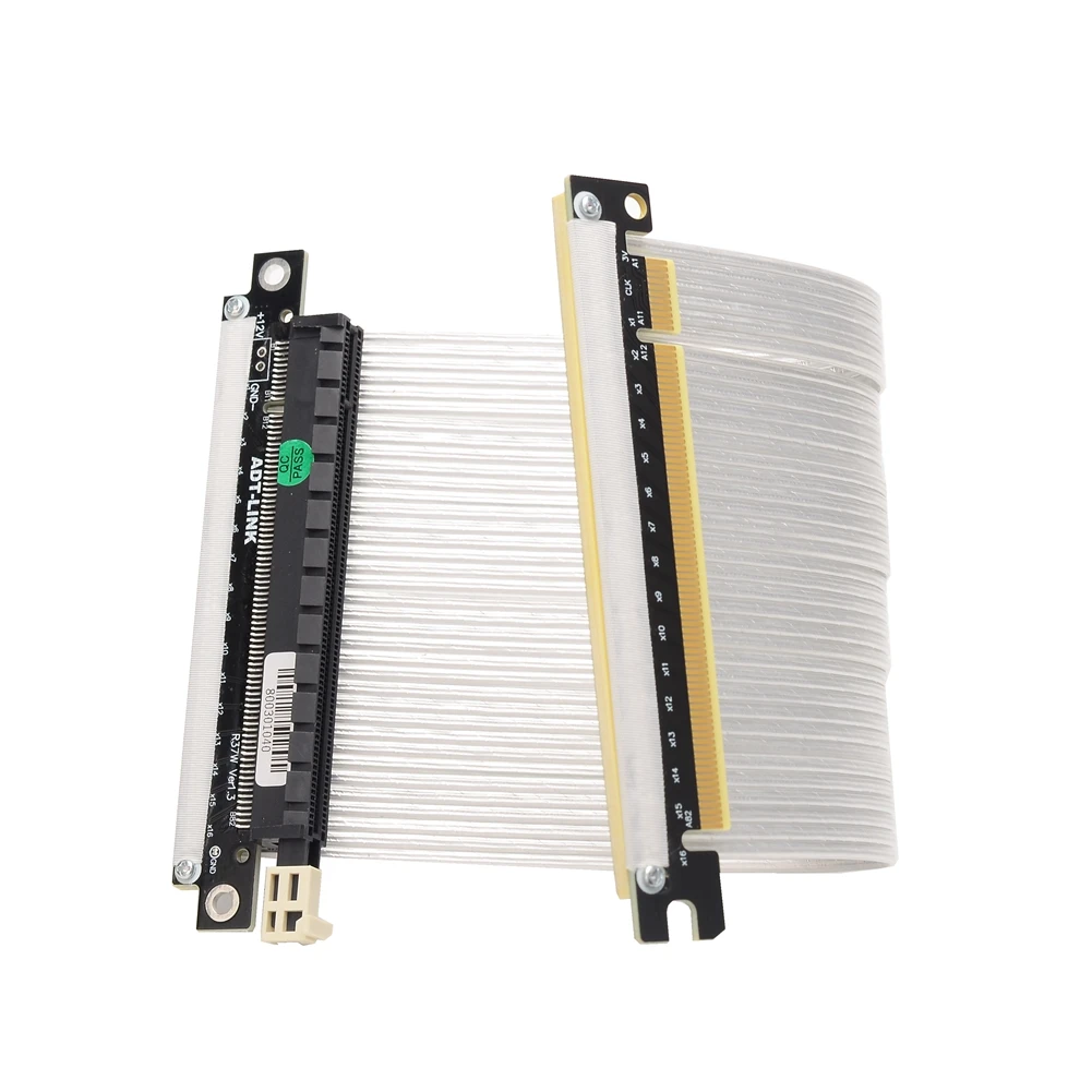High-Speed Flexible PCIE 4.0/3.0 X16 Riser Cable - 180 Degree GPU Extension for RTX 4090, 4080, 4070, RX 7900 XT Description Image.This Product Can Be Found With The Tag Names Computer Cables Connecting, Computer Peripherals, PC Hardware Cables Adapters, Pcie riser cable