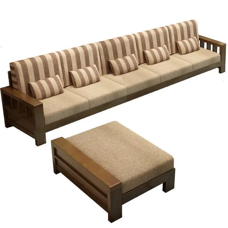 Version C Meble Do Salonu Puff Futon Home Copridivano Oturma Grubu Mobile Деревянный Ретро набор мебели для гостиной Mueble De Sala диван - Цвет: Version C