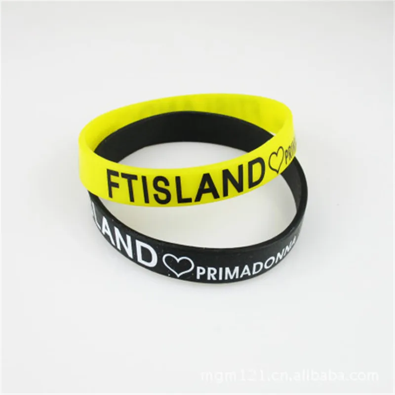 2 шт./компл. Kpop VIXX NUEST FTISLAND браслеты силиконовые спортивные лучший друг ювелирные