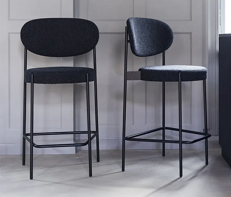 Барный стул Скандинавский современный минималистичный домашний высокий стул барный стул 65/75 см высота сиденья спинка обеденный стул семейный бизнес кафе