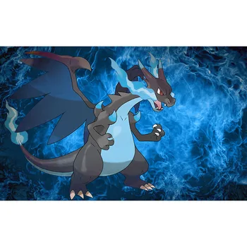 

Takara Tomy Pokemon Elf Figures Charizard X Playmat Family Board Game Deck Pad Charmander Charmeleon Charizard Dragon Mouse Pad