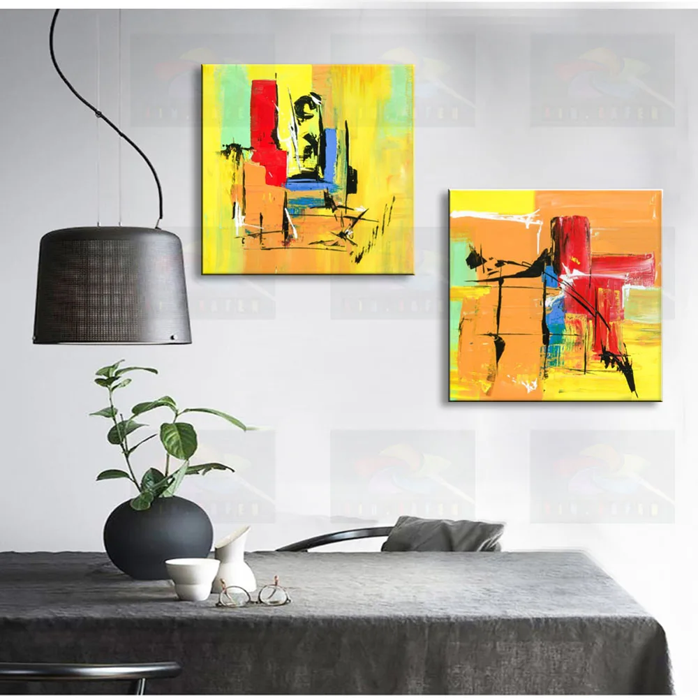 handmade oil painting on canvas modern 100%  Best Art Modern Abstract oil painting original  directly from artis CX2-B (3)