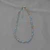 Collier ras du cou Simple en perles de rocaille pour femmes, Collier de bohème coloré fait à la main, cadeau de bijoux