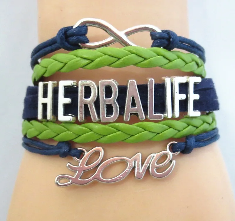 Бесконечность любовь браслет с надписью herbalife Мода Женщина Подвеска для браслета