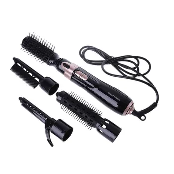 

4 In 1 550W Hair Dryer Machine Curler Straightener Dryer Comb UK / US / EU Plug Salon Negative Hair Styling Tools Modeling Brush