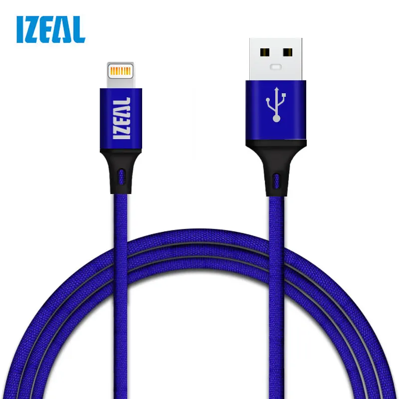 MFi USB кабель для iphone 6/7/8/6s/X/Xr/Xs/ipad кабель для передачи данных - Цвет: Синий