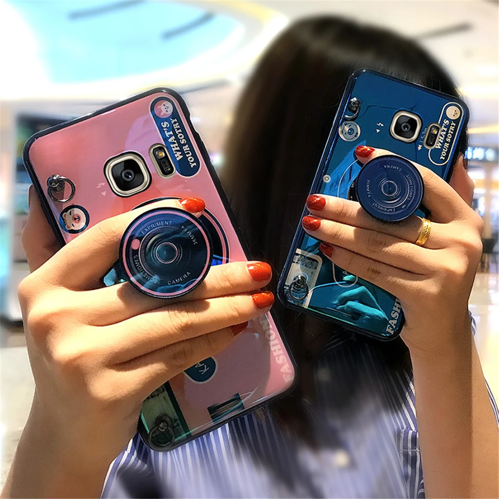 Чехол подставка для Samsung Galaxy A6 A8 Plus A5 A9 J2 Pro J4 J6 J7 J8 2018 J5 Prime A8s A6S A8|Бамперы| |