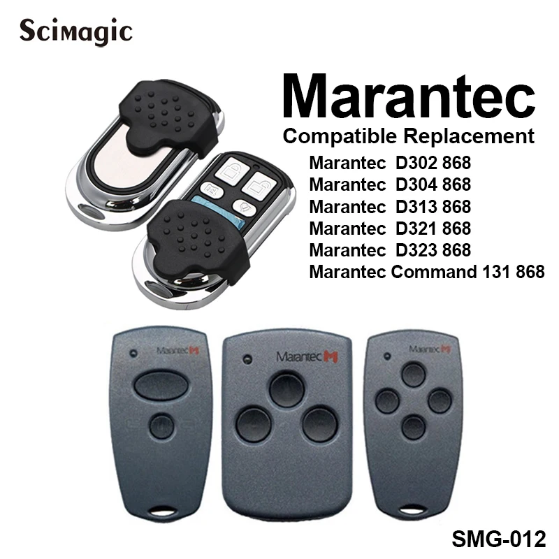 131-868 compatible télécommande 868,3MHz CLONE Marantec D313-868 D321-868 