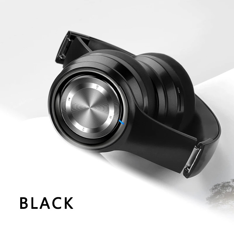 HIFI stereo earphones bluetooth headphone music headset and support TF Card For IPad Mobile Phone