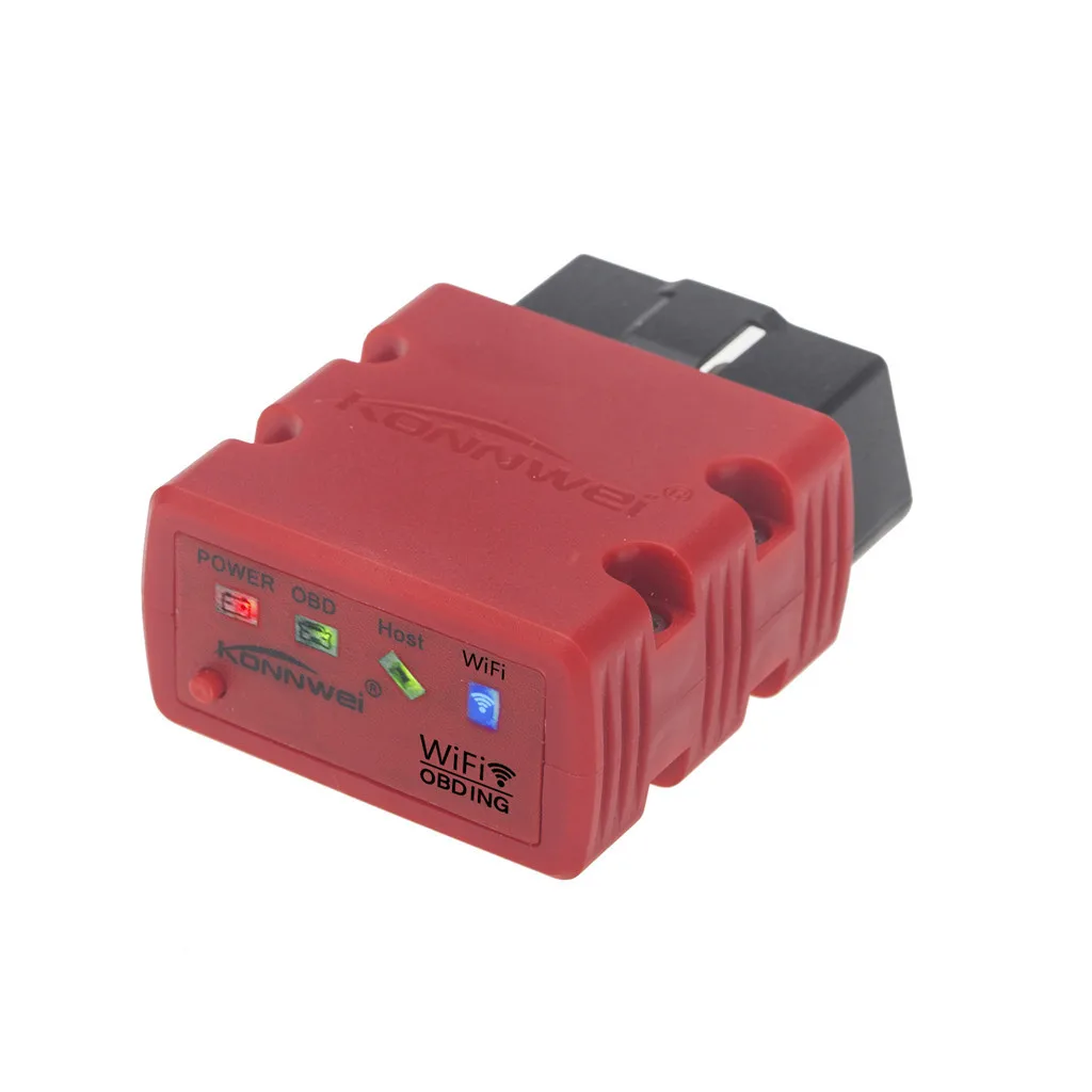 KONNWEI KW902 WiFi ELM327 OBD2 диагностический сканер obd-ii ридер для iOS phone4 4S 5 5s ipad Android Автомобильные аксессуары