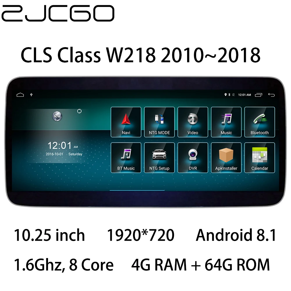 

Car Multimedia Player Stereo GPS DVD Radio Navigation Android Screen for Mercedes Benz CLS Class MB W218 X218 350 400 2010~2018