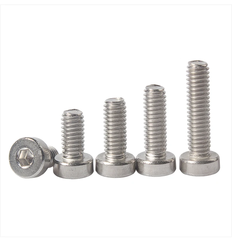 Description Picture 6 of itemDIN7984 304 Stainless Steel Hexagon Socket Head Cap Screws With Low Head